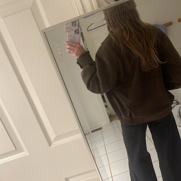 Brown Wilsons Genuine Leather Jacket M - Picture 6 of 6